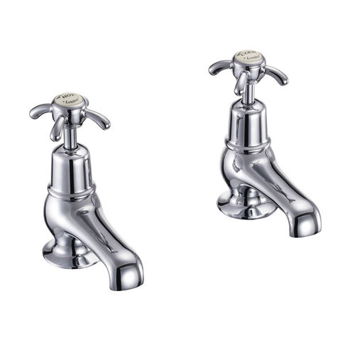 Burlington Anglesey Basin Taps 3" (Chrome & Medici).