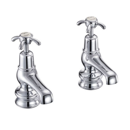 Burlington Anglesey Basin Taps 3" (Chrome & Medici).