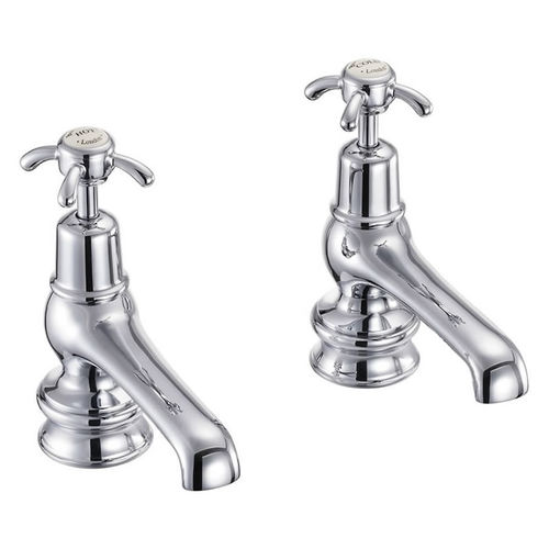 Burlington Anglesey Basin Taps 5" (Chrome & Medici).