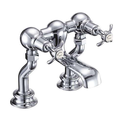 Burlington Anglesey Bath Filler Tap (Chrome & Medici).