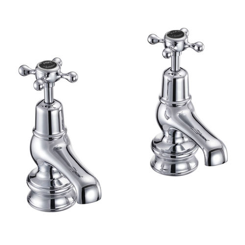 Burlington Claremont Basin Taps 3" (QT, Chrome & Black).