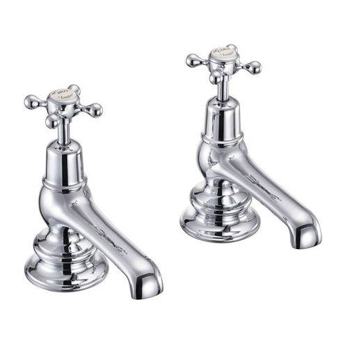 Burlington Claremont Bath Taps (Chrome & Medici).