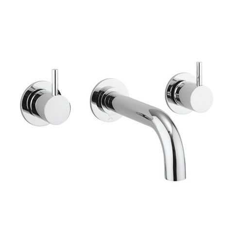 Crosswater MPRO Wall Mounted Bath Filler Tap (3 Hole, Chrome).