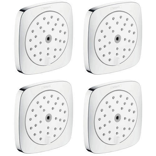 Hansgrohe 4 x Body Jets - Body Shower 100 (White & Chrome).