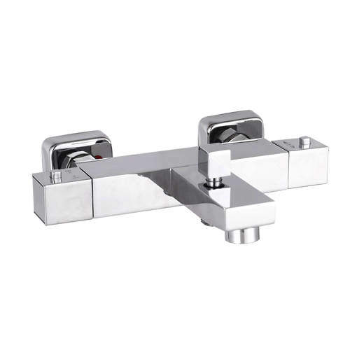 Crown Taps Modern Wall Mounted Thermostatic Bath Shower Mixer Tap.