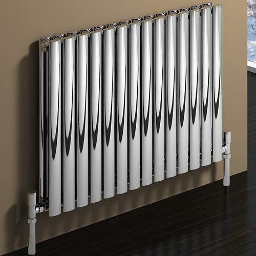 Reina Radiators Nerox Double Radiator (Polished Stainless Steel). 1003x600.