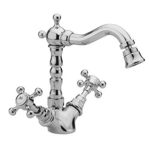 Tre Mercati Allora Bidet Mixer Tap & Waste (Chrome).