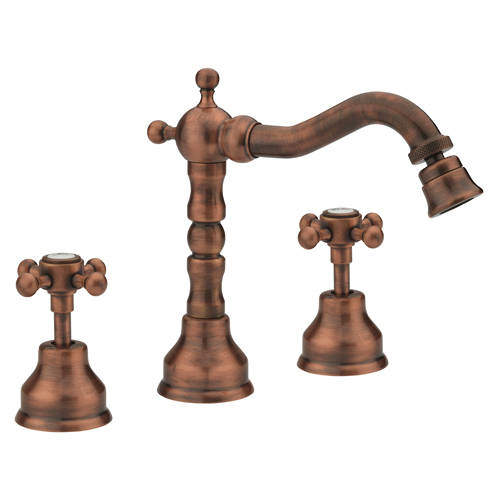 Tre Mercati Allora 3 Hole Bidet Tap & Waste (Copper).