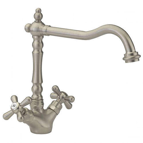 Tre Mercati Kitchen French Classic Kitchen Tap (Pewter).