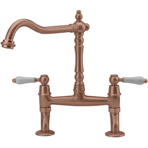 Tre Mercati Kitchen Little Venice Bridge Kitchen Tap (Old Copper).