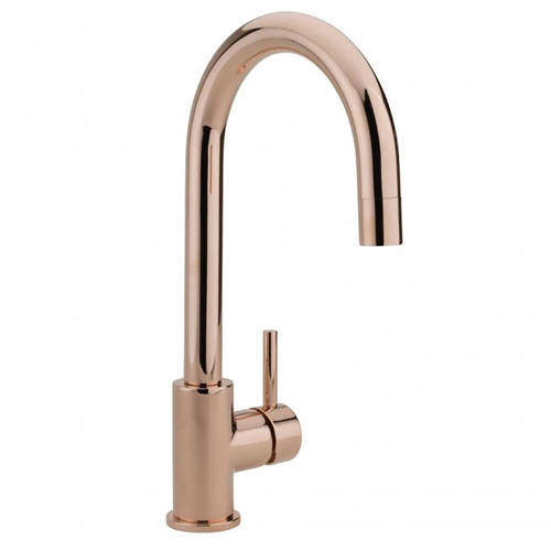 Tre Mercati Kitchener Mono Sink Mixer Tap (Rose Gold).