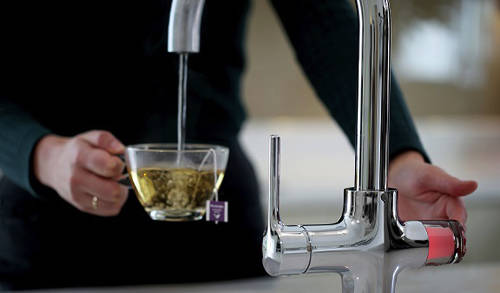 Example image of Bristan Rapid 4 In 1 Instant Boiling Water Kitchen Tap (Chrome).