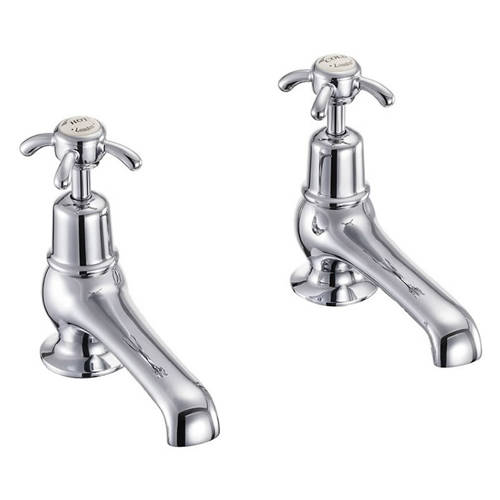 Larger image of Burlington Anglesey Basin Taps 5" (Chrome & Medici).