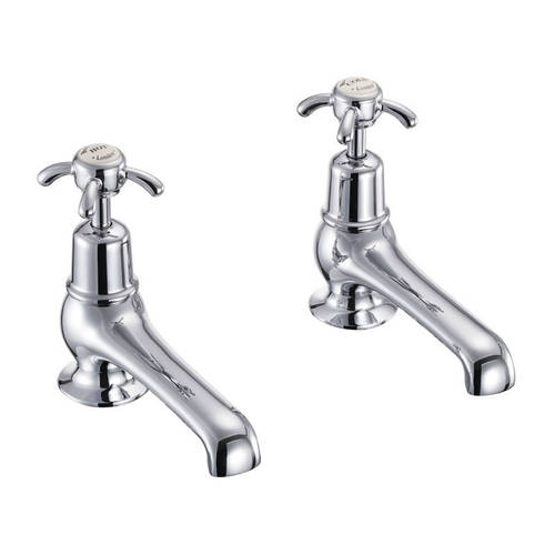 Larger image of Burlington Anglesey Bath Taps (Chrome & Medici).