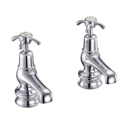 Larger image of Burlington Anglesey Basin Taps 3" (Chrome & Medici).