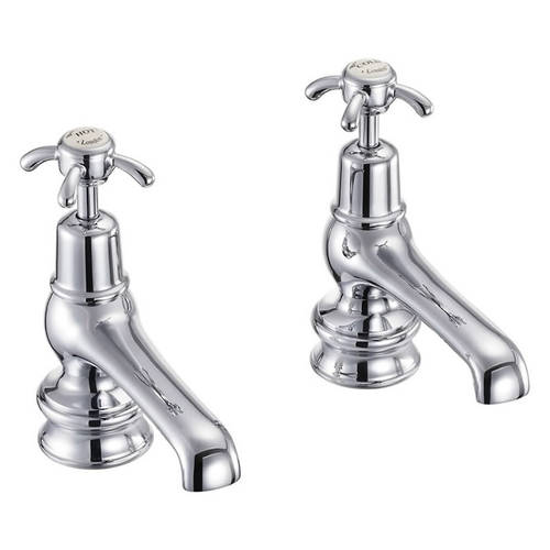 Larger image of Burlington Anglesey Basin Taps 5" (Chrome & Medici).