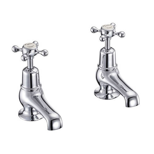 Larger image of Burlington Claremont Basin Taps 3" (Chrome & Medici).