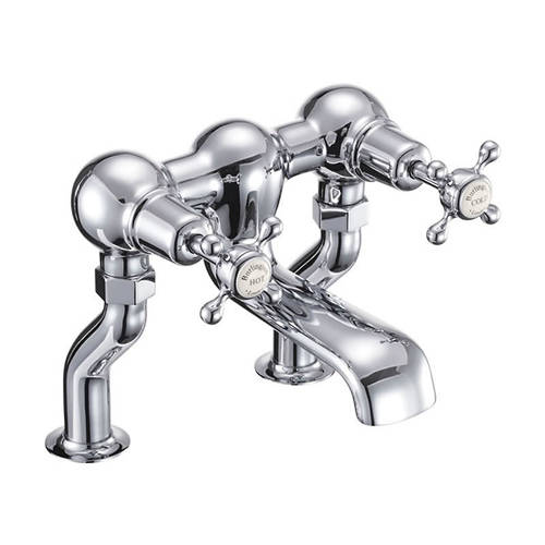 Larger image of Burlington Claremont Bath Filler Tap (Chrome & Medici).