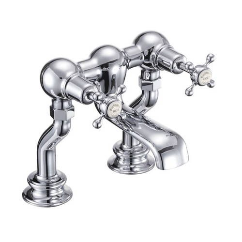 Larger image of Burlington Claremont Bath Filler Tap (Chrome & Medici).