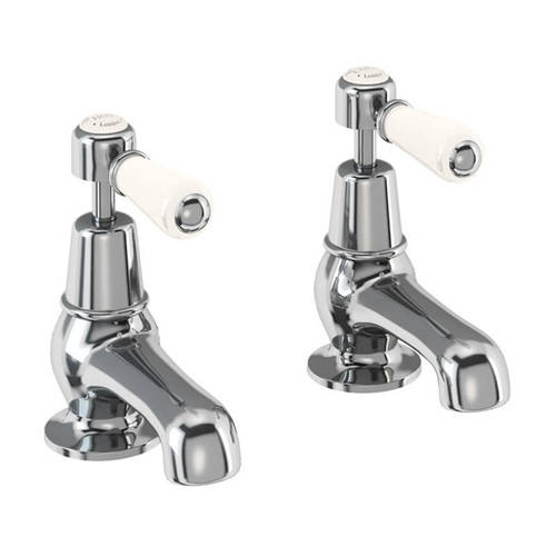 Larger image of Burlington Kensington Basin Taps 3" (Chrome & Medici).