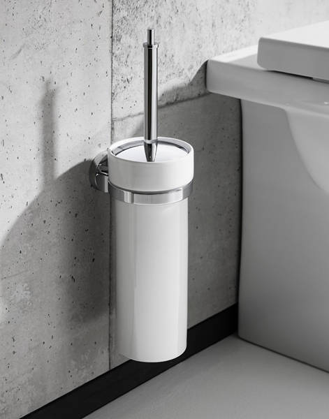 Example image of Crosswater Central Toilet Brush & Holder (Chrome).