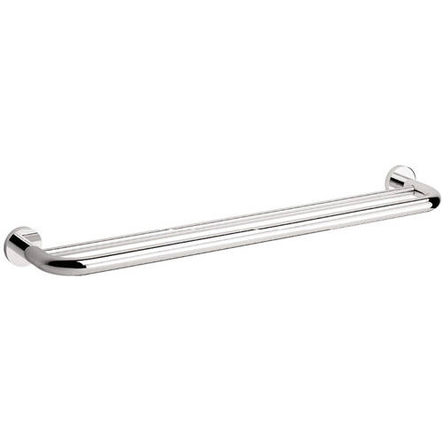 Larger image of Crosswater Central Double Towel Rail (660mm, Chrome).