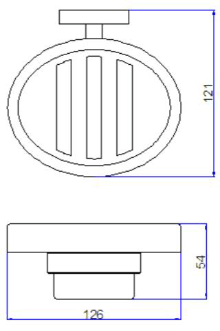 Technical image of Crosswater Central Bathroom Accessories Pack 10 (Chrome).