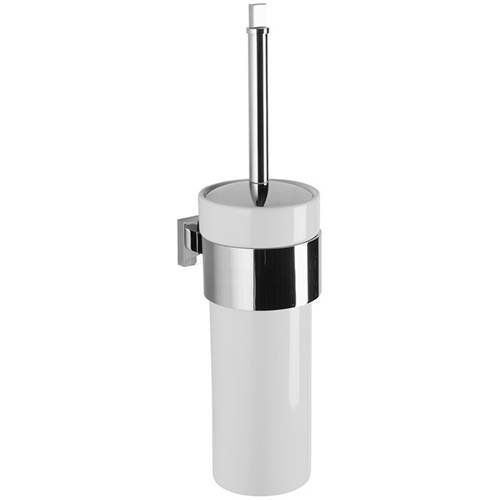 Larger image of Crosswater Zeya Toilet Brush & Holder (Chrome).