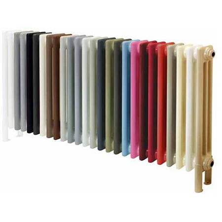 Example image of EcoHeat Hadlow Vertical Aluminium Radiator 1826x560 (Reed Green).