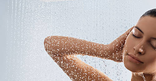 Example image of Hansgrohe Raindance S 180 Air 1 Jet Shower Head & Arm (180mm, EcoSmart).