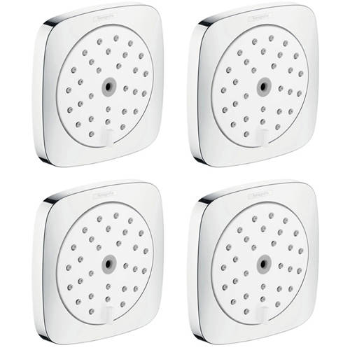 Larger image of Hansgrohe 4 x Body Jets - Body Shower 100 (White & Chrome).