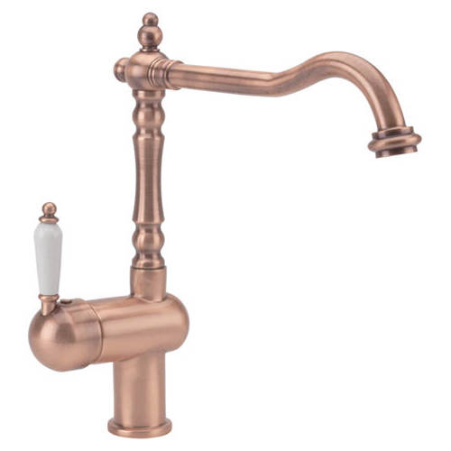 Larger image of Hydra Oxford Kitchen Tap With Single Lever Control (Copper).