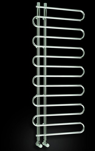 Larger image of Reina Radiators Jesi Towel Radiator (Chrome). 500x1000mm.