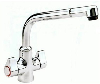 Larger image of Tre Mercati Kitchen Genoa Mono Sink Mixer Tap (Chrome).