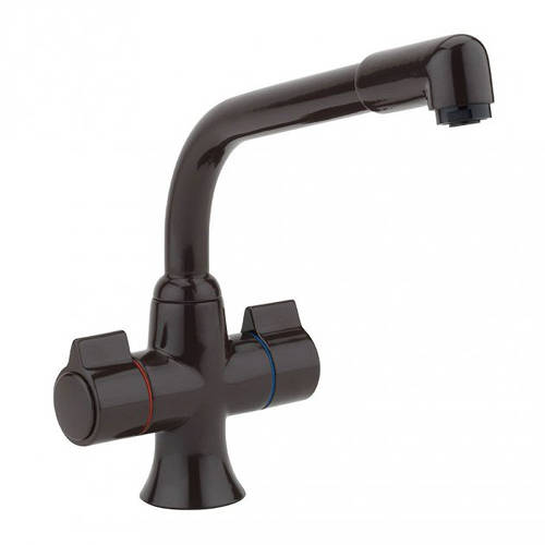 Larger image of Tre Mercati Kitchen Gloucester Dual Flow Kitchen Tap (Mocca).