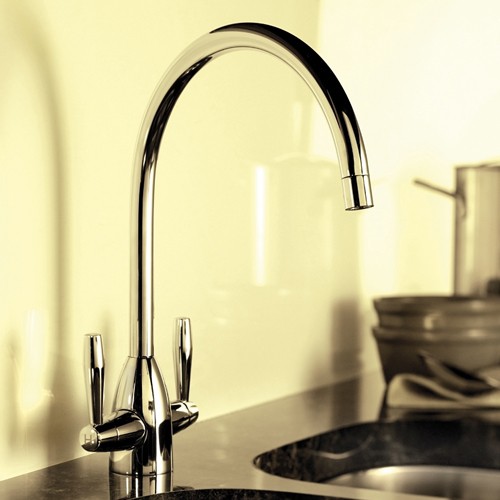 Example image of Tre Mercati Kitchen Enzo Kitchen Tap (Chrome).