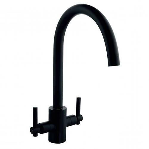 Larger image of Tre Mercati Peggy Sue Mono Sink Mixer Tap (Matt Black).