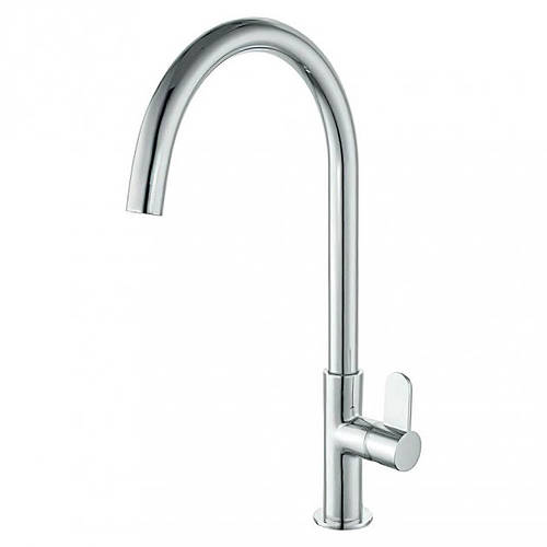 Larger image of Tre Mercati Emilia Single Lever Mono Sink Mixer Tap (Chrome).