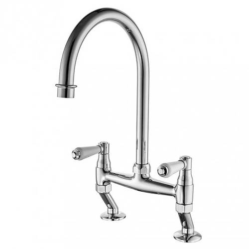 Larger image of Tre Mercati Kitchen Series 900 Dual Flow Kitchen Tap (Chrome).