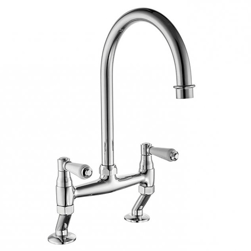 Technical image of Tre Mercati Kitchen Series 900 Dual Flow Kitchen Tap (Chrome).