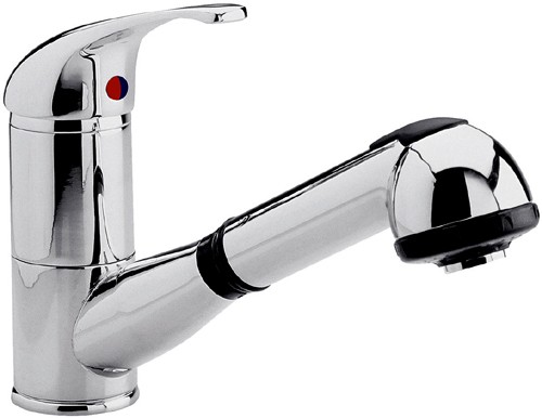 Example image of Kitchen Mono sink mixer with pull out rinser