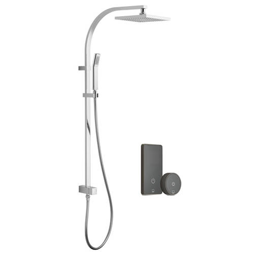 Larger image of Vado Sensori SmartTouch Shower, Remote & Rigid Riser (Pumped, 1 Outlet).