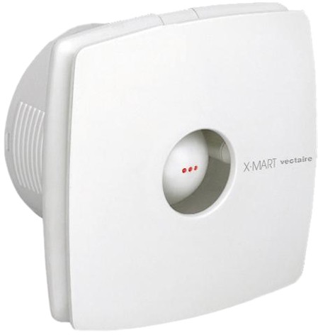 Larger image of Vectaire X-Mart Timer Extractor Fan. 100mm (White).